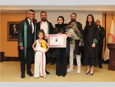 6 STAJYER AVUKATIMIZ CÜBBE GİYDİ