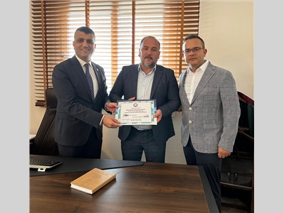 MESLEKTAŞIMIZIN OFİS AÇILIŞINA KATILDIK
