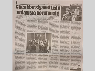 20 Kasım Dünya Çocuk Hakları Günü basın açıklaması