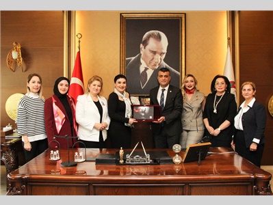 MERSİN’DE GERÇEKLEŞECEK OLAN ULUSLARARASI HUKUK SEMPOZYUMU KONUŞMACILARINDAN, BARO BAŞKANIMIZA ZİYARET
