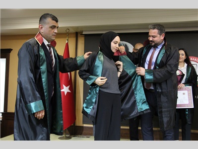 11 STAJYER AVUKATIMIZ, AVUKATLIK RUHSATNAMESİNİ ALDI
