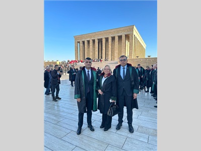 TBB YÖNETİMİ VE BARO BAŞKANLARI ATA’MIZIN HUZURUNA ÇIKTI