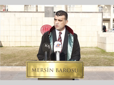 MERSİN BAROSU KURULUŞUNUN 100. YILI NEDENİYLE TÖREN DÜZENLENDİ