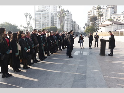 MERSİN BAROSU KURULUŞUNUN 100. YILI NEDENİYLE TÖREN DÜZENLENDİ