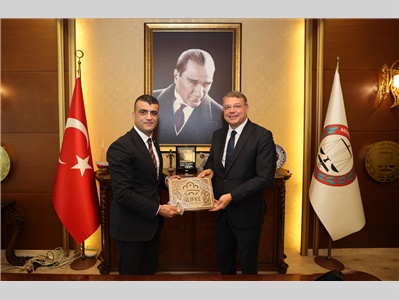 SİLİFKE BELEDİYE BAŞKANI SAYIN MUSTAFA TURGUT'TAN HAYIRLI OLSUN ZİYARETİ