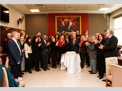 BAROMUZUN KURULUŞUNUN 100. YIL GELENEKSEL PASTA KESİM TÖRENİ YAPILDI