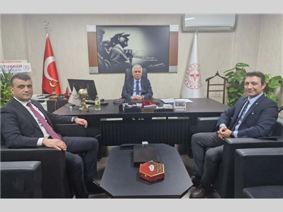 BARO YÖNETİMİNDEN, MERSİN İL SAĞLIK MÜDÜRLÜĞÜ PERSONEL HİZMETLERİ BAŞKANI AHMET ALİ GÜMÜŞ'E ZİYARET