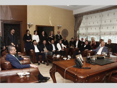 AKDENİZ BELEDİYE BAŞKANI SAYIN MUSTAFA MUHAMMET GÜLTAK BAROMUZU ZİYARET ETTİ