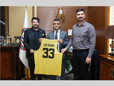 MERSİN SPOR KULÜBÜ VE MERSİN BÜYÜKŞEHİR BELEDİYESİ SPOR DAİRESİ'NDEN ZİYARET