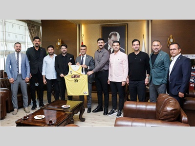 MERSİN SPOR KULÜBÜ VE MERSİN BÜYÜKŞEHİR BELEDİYESİ SPOR DAİRESİ'NDEN ZİYARET