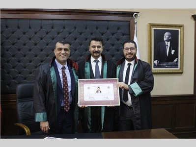 25 STAJYER AVUKATIMIZ CÜBBE GİYDİ