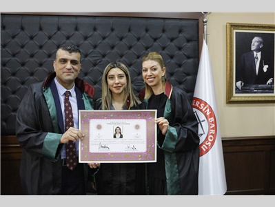 25 STAJYER AVUKATIMIZ CÜBBE GİYDİ