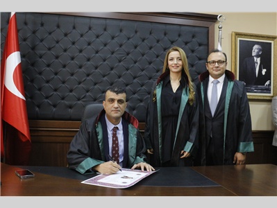 25 STAJYER AVUKATIMIZ CÜBBE GİYDİ