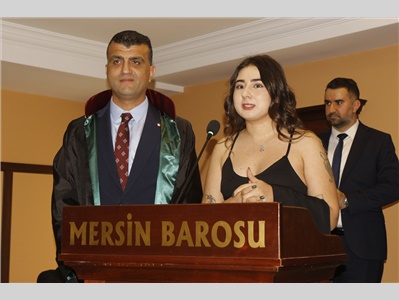 25 STAJYER AVUKATIMIZ CÜBBE GİYDİ