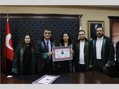 25 STAJYER AVUKATIMIZ CÜBBE GİYDİ