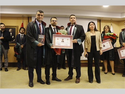 25 STAJYER AVUKATIMIZ CÜBBE GİYDİ