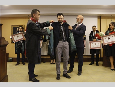 25 STAJYER AVUKATIMIZ CÜBBE GİYDİ