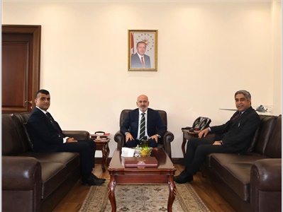 T.C. İÇİŞLERİ BAKAN YARDIMCISI SAYIN AV. MEHMET SAĞLAMA'A ZİYARET