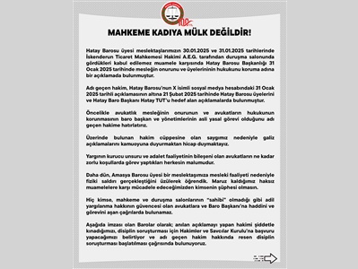 BAROLAR ORTAK AÇIKLAMA YAPTI