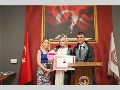 5 STAJYER AVUKATIMIZ, AVUKATLIK RUHSATNAMESİNİ ALDI