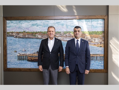 BARO YÖNETİMİMİZDEN, MERSİN BÜYÜKŞEHİR BELEDİYE BAŞKANI SAYIN VAHAP SEÇER'E ZİYARET