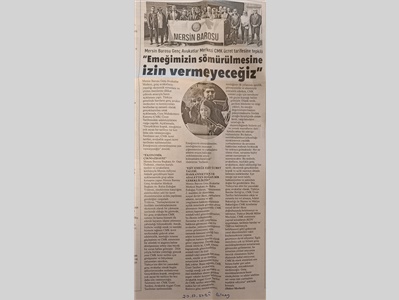 Genç Avukatlar Merkezi basın açıklaması