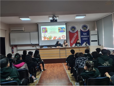 İÇEL ANADOLU LİSESİ'NDE ÇOCUKLARA HAKLARI VE AVUKATLIK MESLEĞİ ANLATILDI