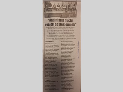 "Seçilmiş Kadınlar" konulu söyleşi düzenlendi