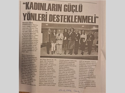 "Seçilmiş Kadınlar" konulu söyleşi düzenlendi