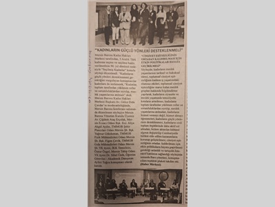"Seçilmiş Kadınlar" konulu söyleşi düzenlendi