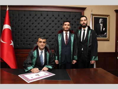 13 STAJYER AVUKATIMIZ, AVUKATLIK RUHSATNAMESİNİ ALDI