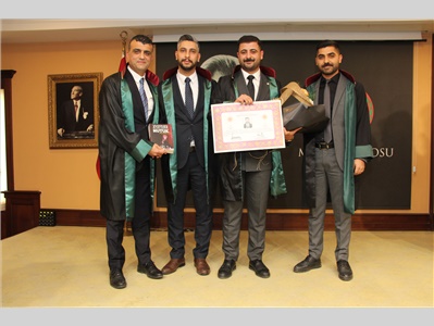 13 STAJYER AVUKATIMIZ, AVUKATLIK RUHSATNAMESİNİ ALDI