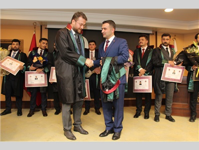 13 STAJYER AVUKATIMIZ, AVUKATLIK RUHSATNAMESİNİ ALDI