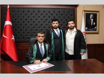 13 STAJYER AVUKATIMIZ, AVUKATLIK RUHSATNAMESİNİ ALDI