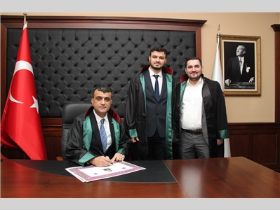 13 STAJYER AVUKATIMIZ, AVUKATLIK RUHSATNAMESİNİ ALDI