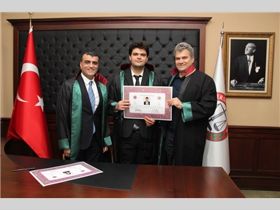 13 STAJYER AVUKATIMIZ, AVUKATLIK RUHSATNAMESİNİ ALDI