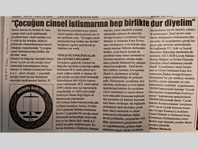 Barolar Ortak Açklama