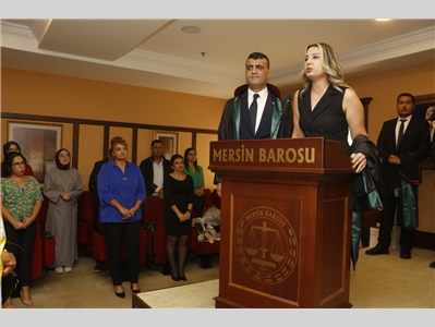 13 STAJYER AVUKATIMIZ CÜBBE GİYDİ