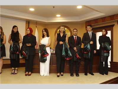 13 STAJYER AVUKATIMIZ CÜBBE GİYDİ