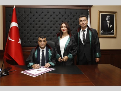 13 STAJYER AVUKATIMIZ CÜBBE GİYDİ