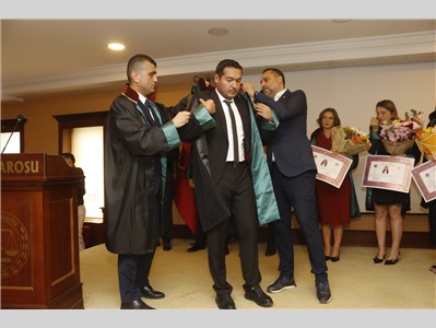 13 STAJYER AVUKATIMIZ CÜBBE GİYDİ