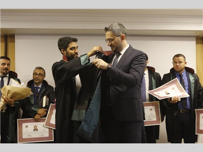 34 STAJYER AVUKATIMIZ CÜBBE GİYDİ