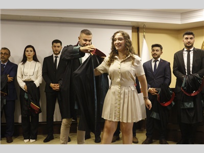 34 STAJYER AVUKATIMIZ CÜBBE GİYDİ