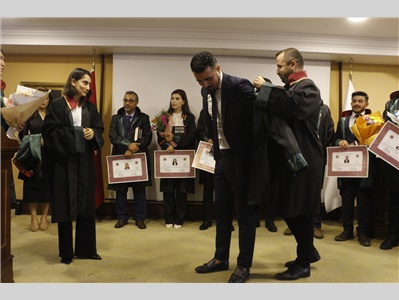 34 STAJYER AVUKATIMIZ CÜBBE GİYDİ