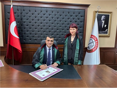 34 STAJYER AVUKATIMIZ CÜBBE GİYDİ