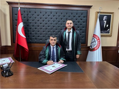 34 STAJYER AVUKATIMIZ CÜBBE GİYDİ