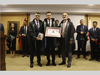 34 STAJYER AVUKATIMIZ CÜBBE GİYDİ