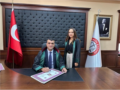 34 STAJYER AVUKATIMIZ CÜBBE GİYDİ