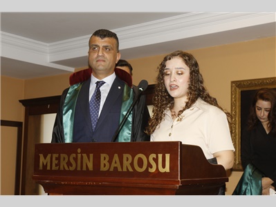 34 STAJYER AVUKATIMIZ CÜBBE GİYDİ