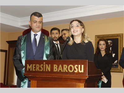 34 STAJYER AVUKATIMIZ CÜBBE GİYDİ